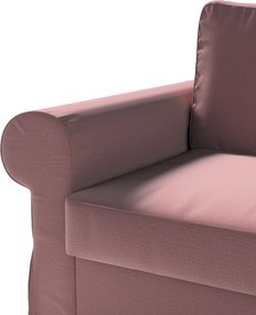 Pokrowiec na sofę Backabro 2-osobową rozkładaną kolor fioletowy tkanina welwetowa