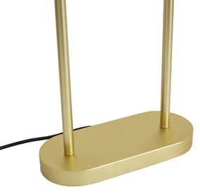 Nowoczesna lampa stołowa mosiężna - Thijmen Nowoczesny Oswietlenie wewnetrzne