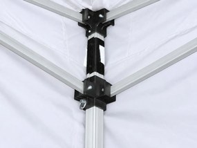 Pawilon ogrodowy rozkładany 3 x 6 m - biały