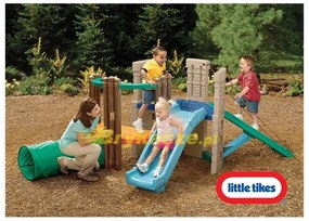 Little tikes przeplotnia plac zabaw zjeżdżalnia