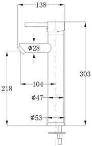 Komplet umywalki nablatowej z baterią - Leli 5X