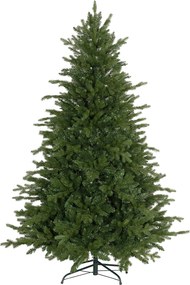 HOMCOM Sztuczna choinka 180 cm z 1821 ognioodpornymi końcówkami, składany metalowy stojak | Aosom PL