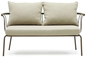 Jasnozielono-beżowa sofa ogrodowa Salguer – Kave Home