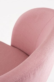 Krzeso z aksamitnej tkaniny