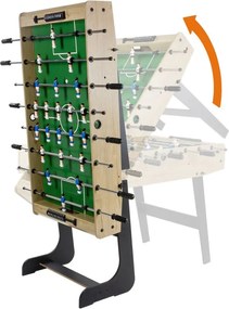 Piłkarzyki stół piłkarski BELFAST 121 x 101 x 79 cm jasne drewo