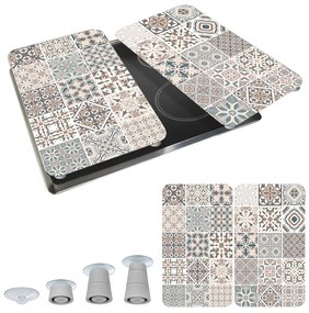 Szklane płyty na kuchenkę z mozaiką, 2 sztuki, WENKO