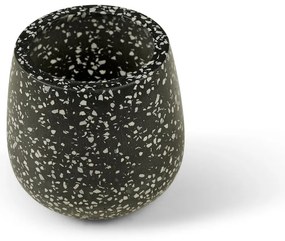 Ciemnoszara doniczka Bonami Selection Terrazzo, ø 15 cm