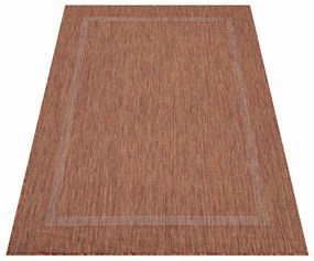 Dywan zewnętrzny Relax ramka ceglany 280 cm x 370 cm