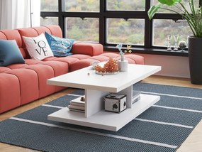 Stolik kawowy Grafi 100x60 biały mat