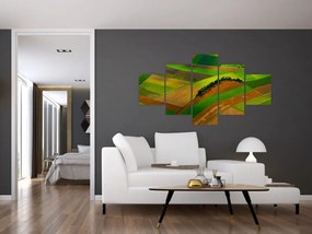 Obraz - Pola, łąki (125x70 cm)