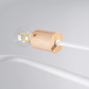 Żyrandol TIMBO 8 biały SOLLUX  LIGHTING