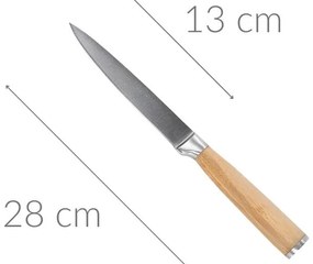 Nóż kuchenny, stal nierdzewna, ostrze 13 cm, Kesper