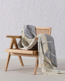 Koc Cosy Home 150x200 Grey&amp;Ecru Check