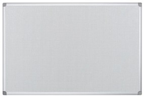 Tekstylna tablica magnetyczna z metalową kratką, 900 x 600 mm