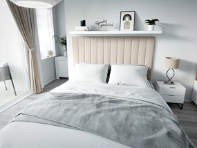 Tapicerowany panel ścienny FRAME LINCOLN 15x90 cm Kolor: Jasnoszary