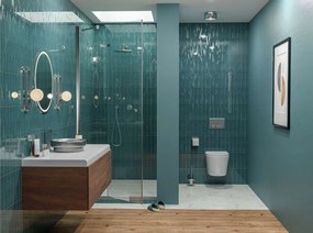 Drzwi prysznicowe uchylne 120 cm, szkło transparentne profile chromowane LAPAZ