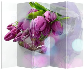 Parawan - Bukiet tulipanów (210x170 cm)