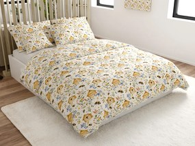 PrzytulneMieszkanie.pl PrzytulneMieszkanie.pl Bawełniana pościel WOODEN HOUSES POLY kolorowa Rozmiar pościeli: 70 x 90 cm | 140 x 200 cm