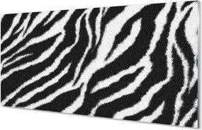 Szklany Panel Detal Pasków: Sierść Zebry