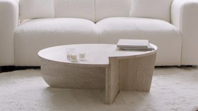 Zestaw 2 stolików kawowych - Naturalny – ALOEVA