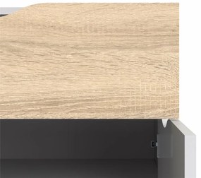 Biała komoda OSLO 75387 z 1 szufladą
