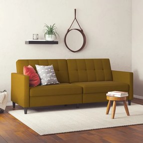 Żółta rozkładana sofa 82 cm Hartford – Støraa