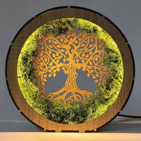 Ściemnialna lampa LED Drzewo Życia | FLORIS