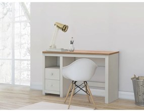 Biurko z blatem w dekorze dębu 50x120 cm Emerald – Støraa