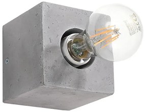 Kwadratowy kinkiet betonowy loft - EX648 L5-F76