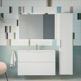 Badmöbel Set TIM 100 cm mit Waschbecken