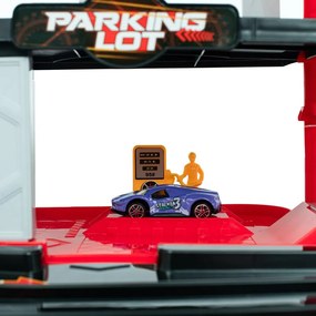 Baby Mix Garage dla dzieci z helikopterem, 60 x 33x 29 cm