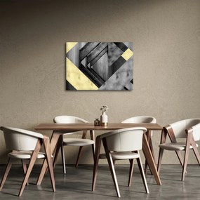 Obraz - Teksturowane kształty (70x50 cm)