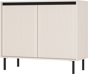Komoda OSTIA - Beżowy / 100 cm / Bez szuflad
