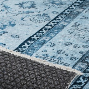 Dywan vintage Armand niebieski 80 cm x 215 cm