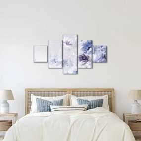 Obraz - Kwiaty, teksturowane malarstwo (125x70 cm)
