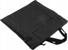 Turystyczne składane krzesło VENTO 38 cm, czarne