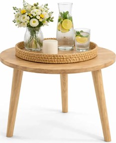 Skandynawski Stolik Kawowy Dąb Craft Złoty Z3-W55