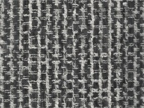 Ciemnoszary podnóżek z tkaniny szenilowej Georgia – Micadoni