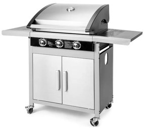 Fieldmann - Grill gazowy 3x palnik matowy chrom