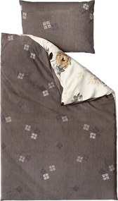 PrzytulneMieszkanie.pl PrzytulneMieszkanie.pl Dwustronna pościel DUO SENSE CARMELIA wzorzysta + poszewka na poduszkę 40x50 cm GRATIS Rozmiar pościeli: 70 x 90 cm | 140 x 200 cm