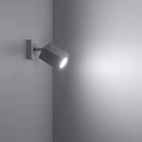 Kinkiety nowoczesny Briow, stal - 1 źródło światła 3000K - L.8 x H.8 cm - biały