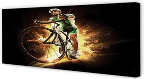 Obraz drukowany na płótnie Minimalistyczny Wizerunek Roweru