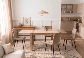Oreox stół rozkładany do 160 cm – praktyczny i solidny stół do kuchni z płyty laminowanej