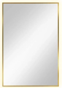 Złote lustro z podświetleniem ledowym 60x90 cm E5-R57