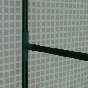 Outsunny Szklarnia / inspekt, odporna na warunki pogodowe, drzwi rolowane, 100 cm x 80 cm x 150 cm, zielona | Aosom PL