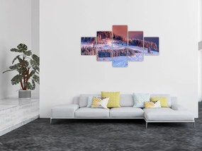 Obraz zimowego krajobrazu (125x70 cm)