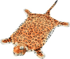 Dywan pluszowy w panterę 139 cm Brązowy Realistyczny pluszowy dywan zwierzęcy dla dorosłych i dzieci