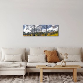 Obraz - Maroon Peak (z zegarem) (90x30 cm)