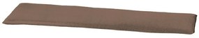 Poduszka na ławkę OUTDOOR PANAMA TAUPE 120x40 cm, brązowa