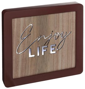 Podświetlany napis w eleganckiej ramce